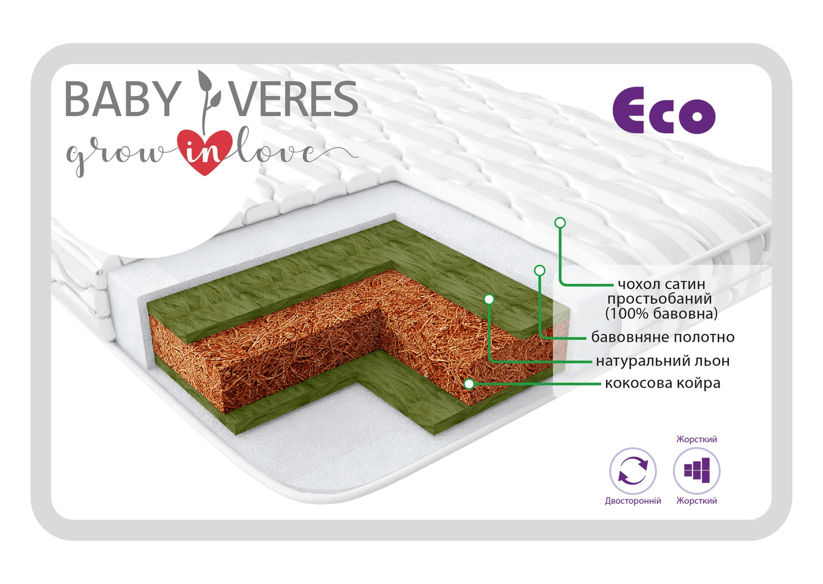 Матрац Верес ECO 12см 51.1.03
