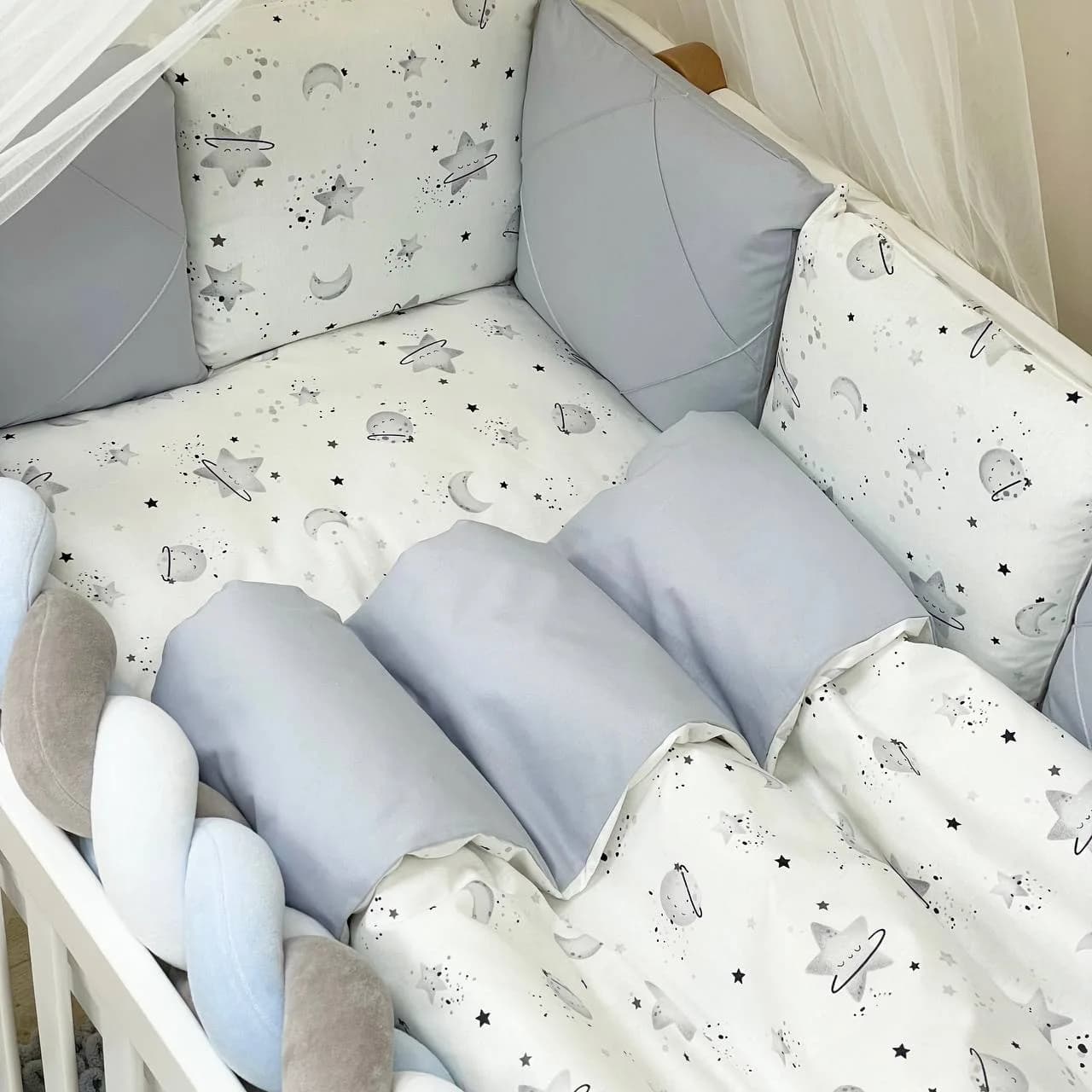 Постільний комплект Маленька Соня Happy night Галактика 6од 02107233 фото 4