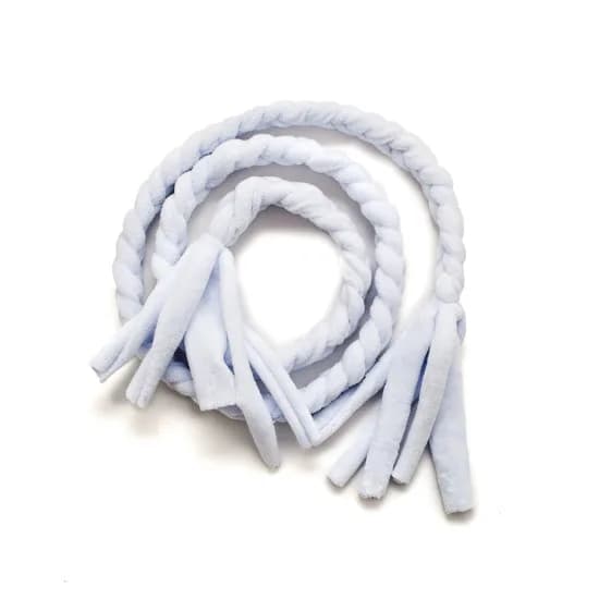 Декор косичка Twins Air велюр 7001-DK-01 white фото 2