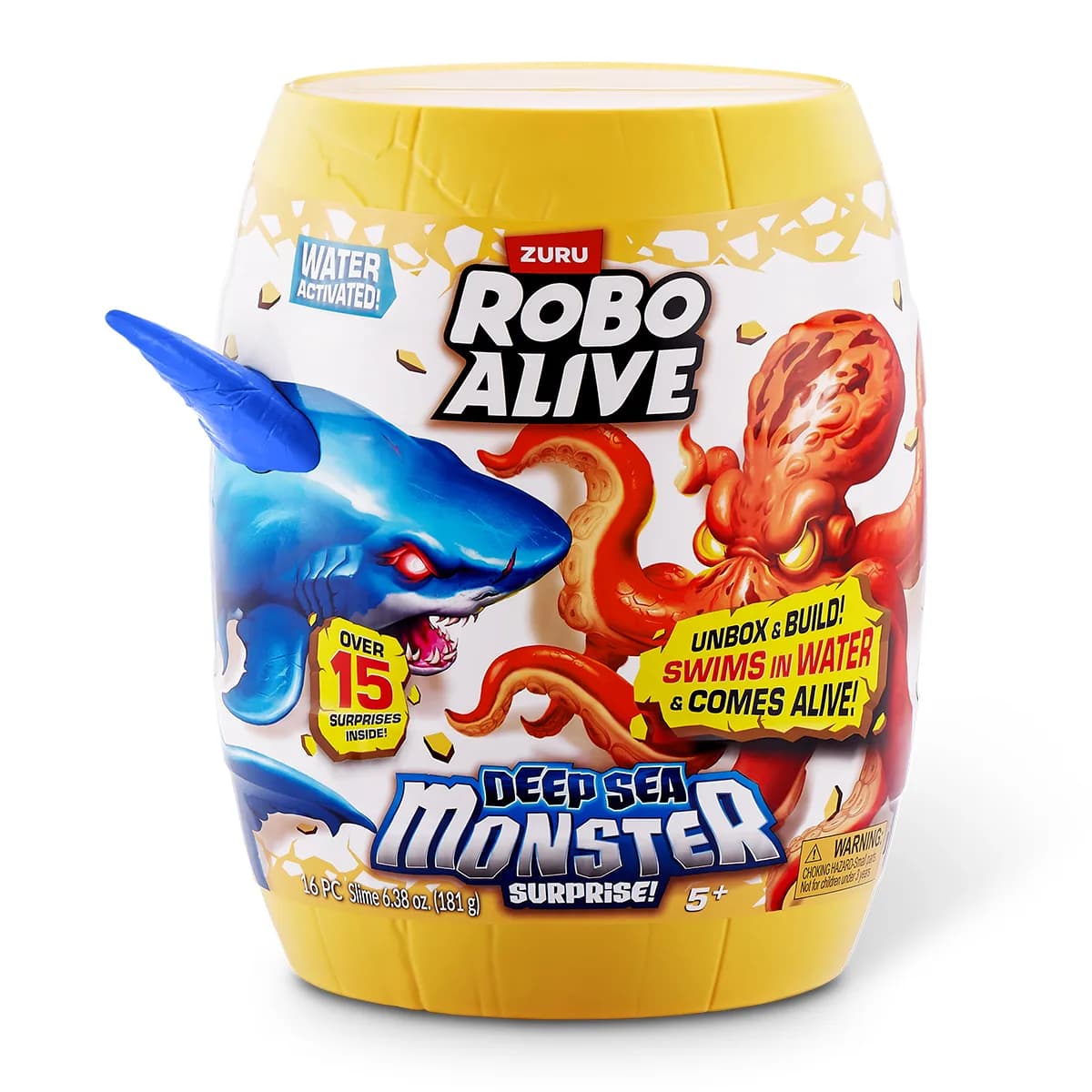 Набір інтерактивний Zuru Robo Alive Глибоководний сюрприз Велика біла акула 71155A фото 4