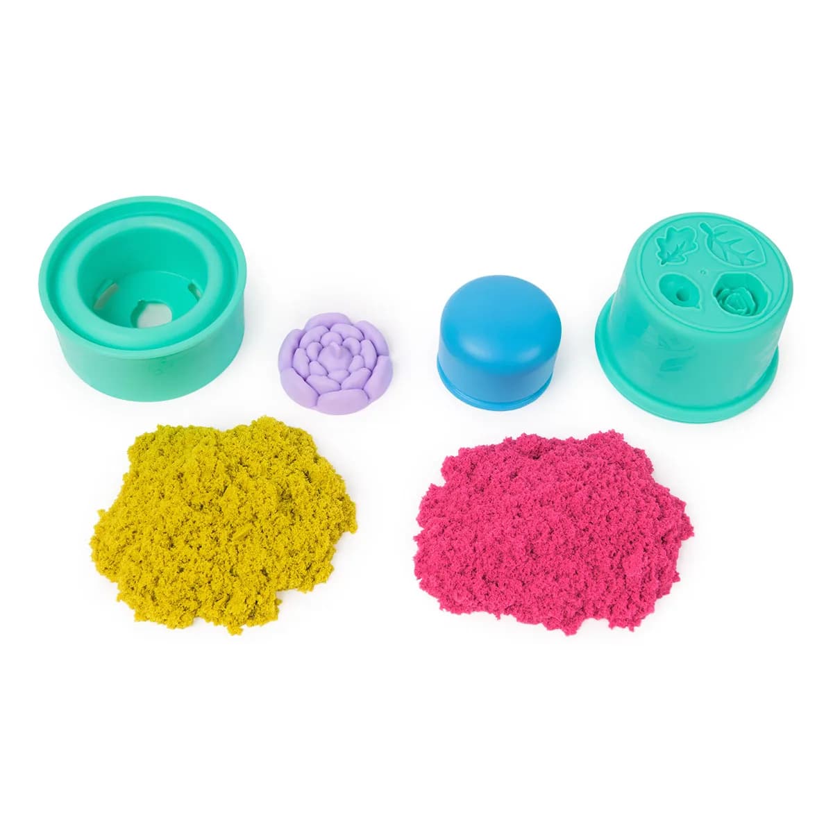 Набір піску з формочками Kinetic Sand Казкові Квіти 71677 фото 6