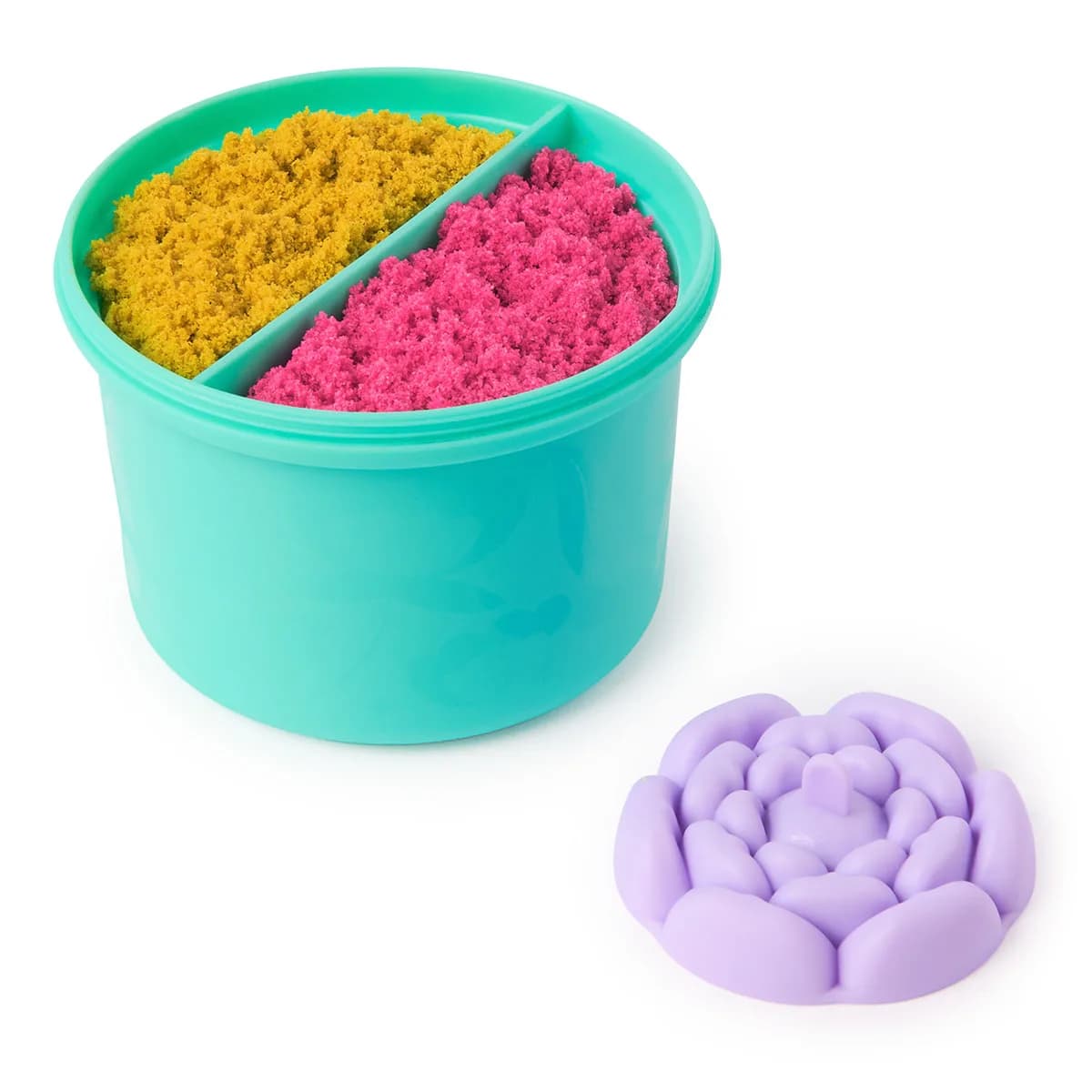 Набір піску з формочками Kinetic Sand Казкові Квіти 71677 фото 5