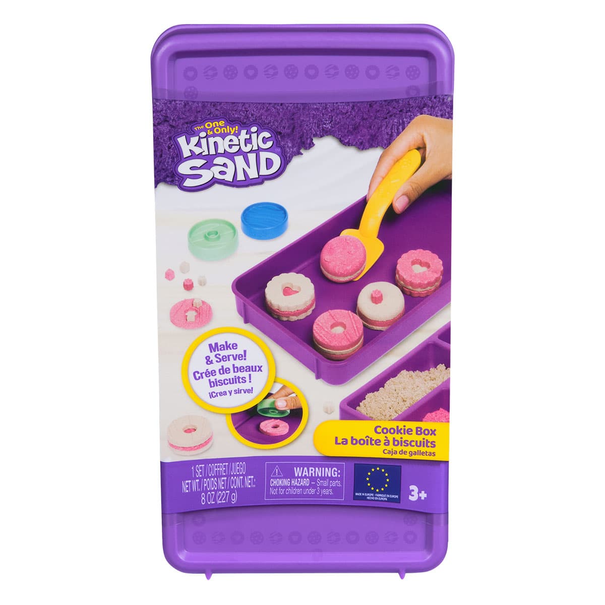 Набір піску з формочками Kinetic Sand Кольорове печиво 71678