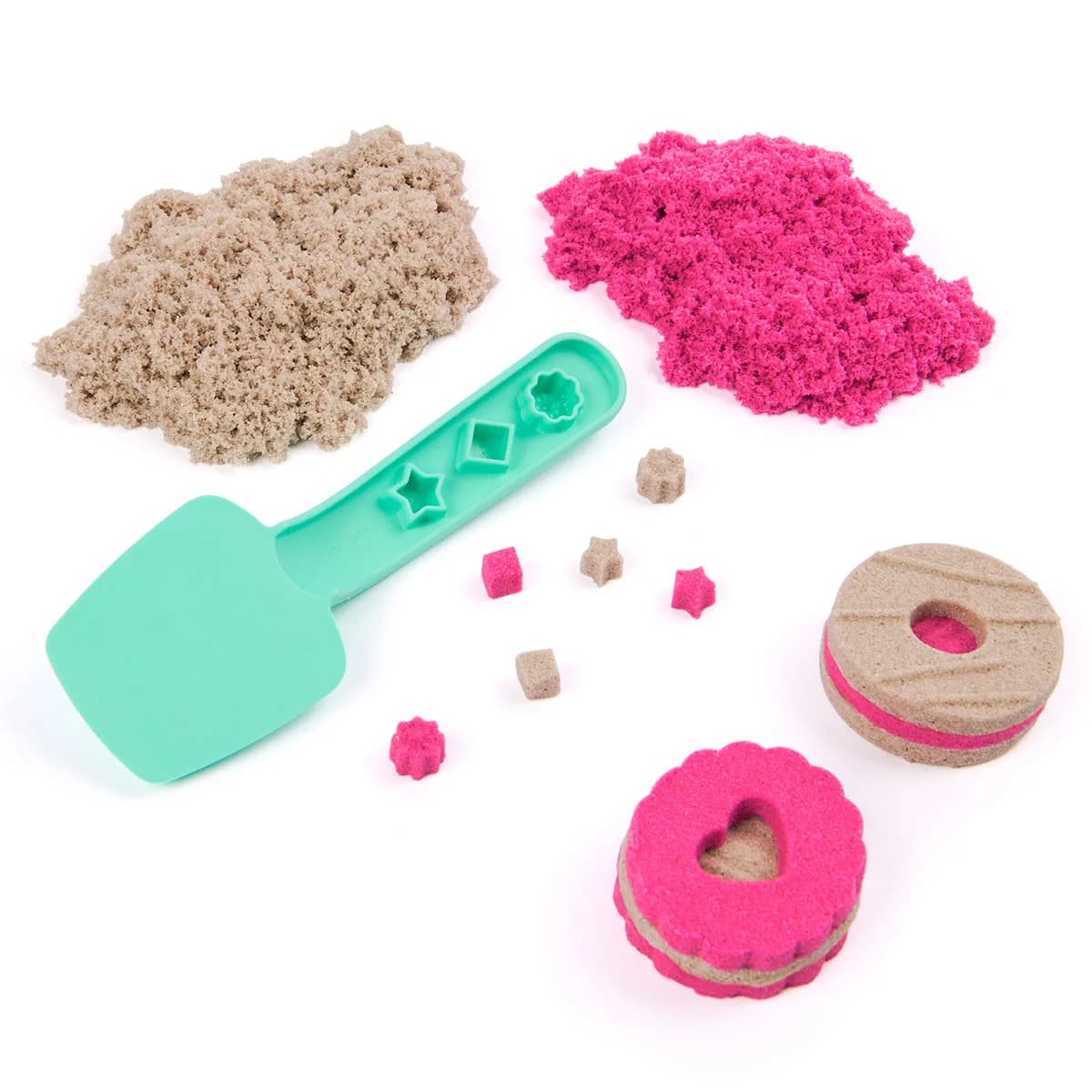 Набір піску з формочками Kinetic Sand Кольорове печиво 71678 фото 6