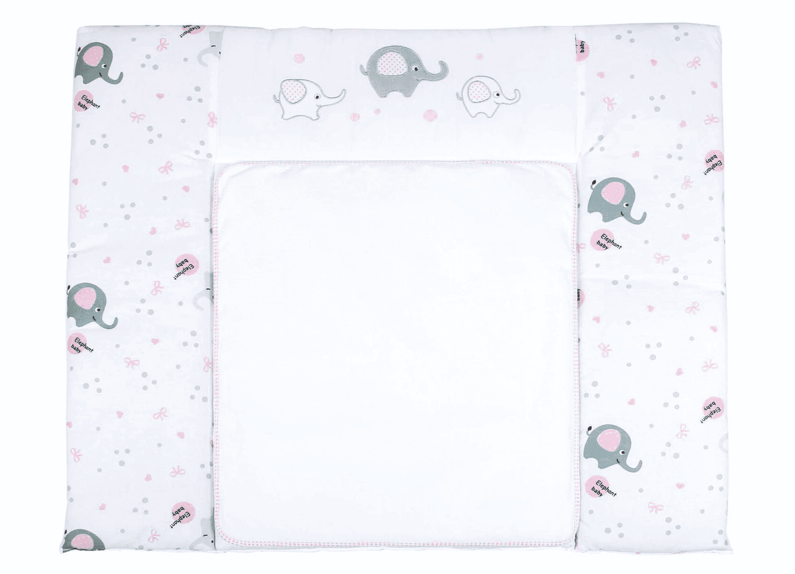 Матрац сповивальний Верес Elephant pink 72х80 см 421.2