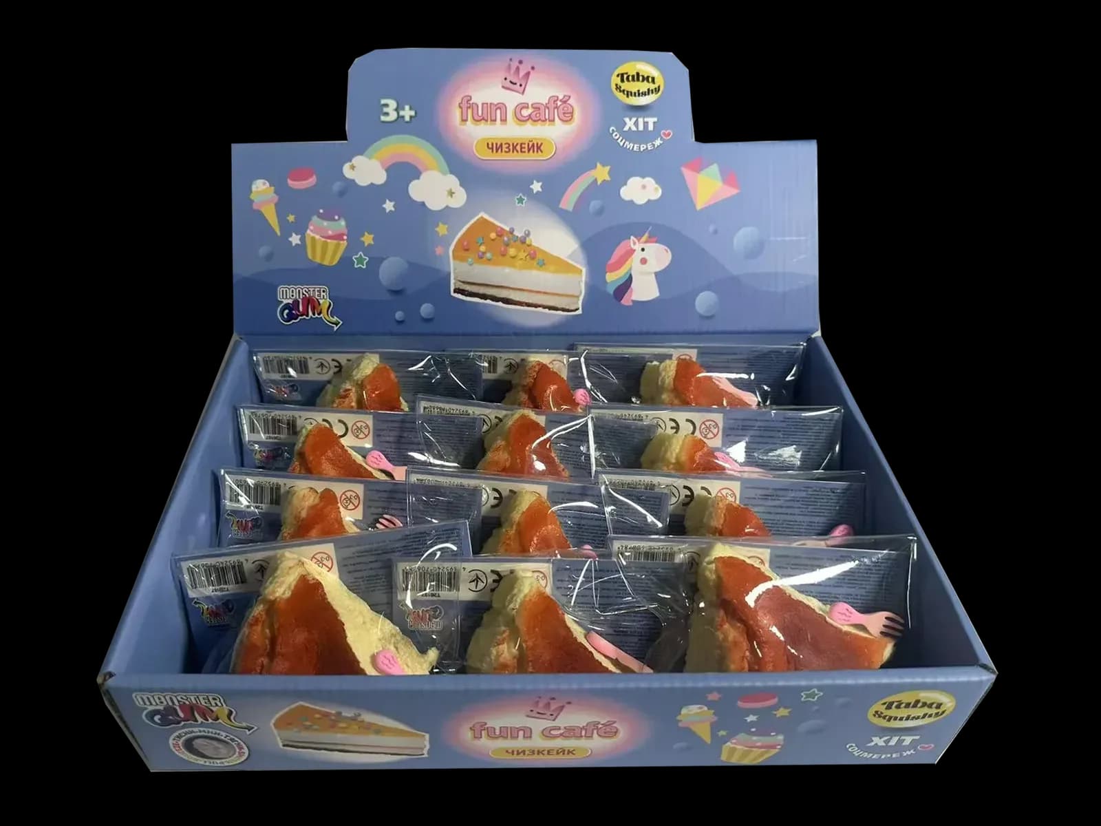 Іграшка-антістрес Monster Gum Крутий заміс Чізкейк T26187 фото 4 Іграшка-антістрес Monster Gum Крутий заміс Чізкейк T26187 фото 4