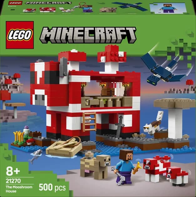 Конструктор Lego Minecraft Грибний будинок 500дет 21270 фото 2