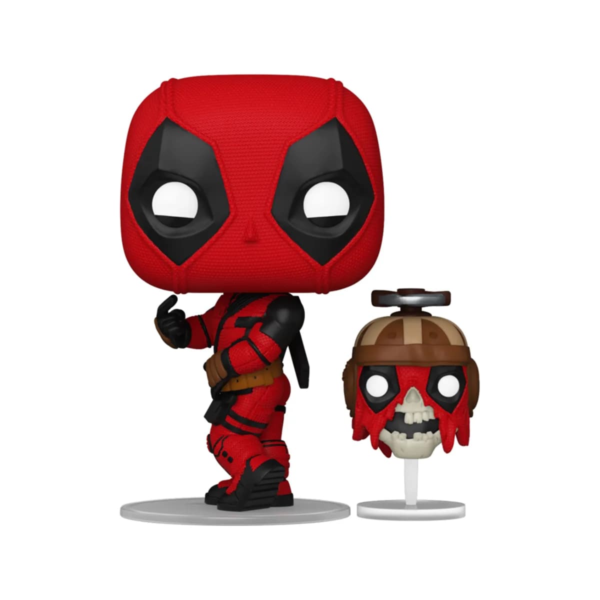 Ігрова фігурка FUNKO POP! cерії Дедпул 3 - Дедпул з хедпулом 79768 фото 2 Ігрова фігурка FUNKO POP! cерії Дедпул 3 - Дедпул з хедпулом 79768 фото 2