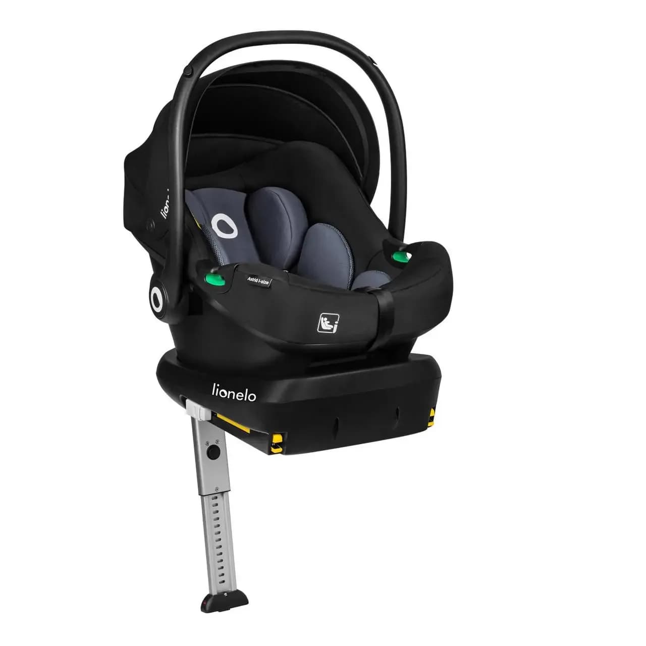 Автокрісло Lionelo Astrid I-Size Set Black Grey LO-ASTRID I-SIZE SET BLACK GREY фото 2