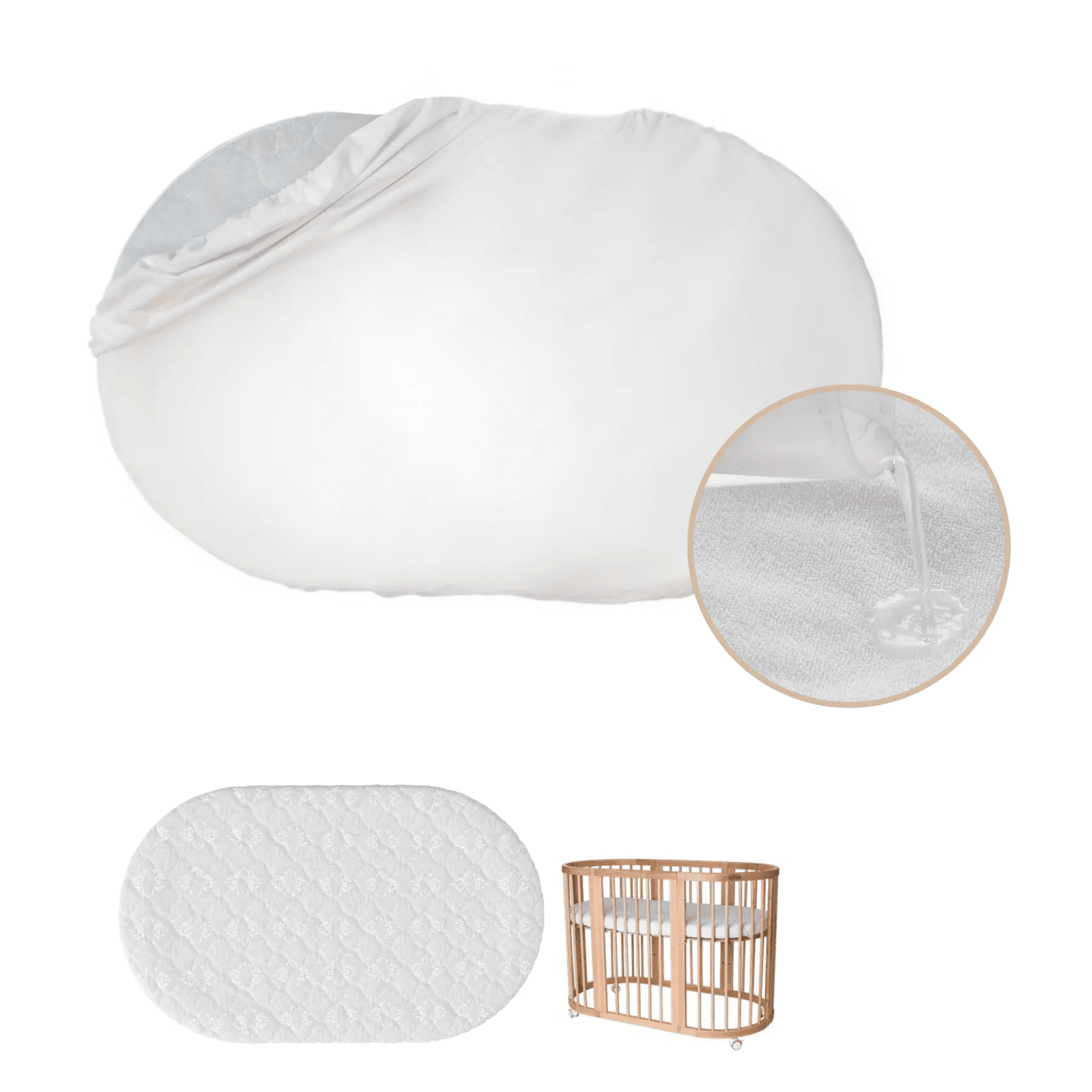 Наматрацник IngVart в люльку Smart Bed 100x150 см 2100029000000