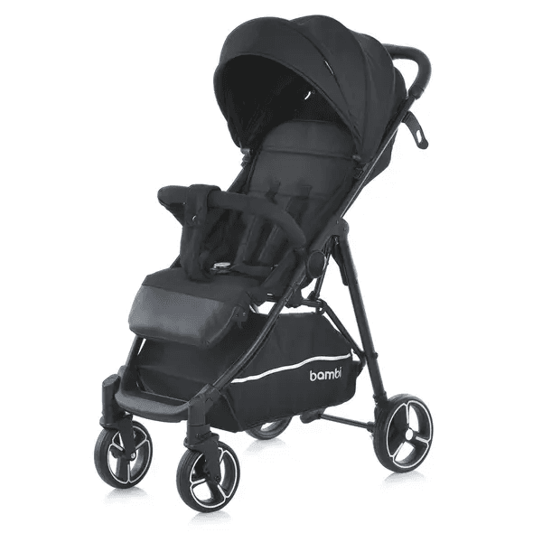 Коляска прогулянкова Bambi M 4249-2 Black Matt