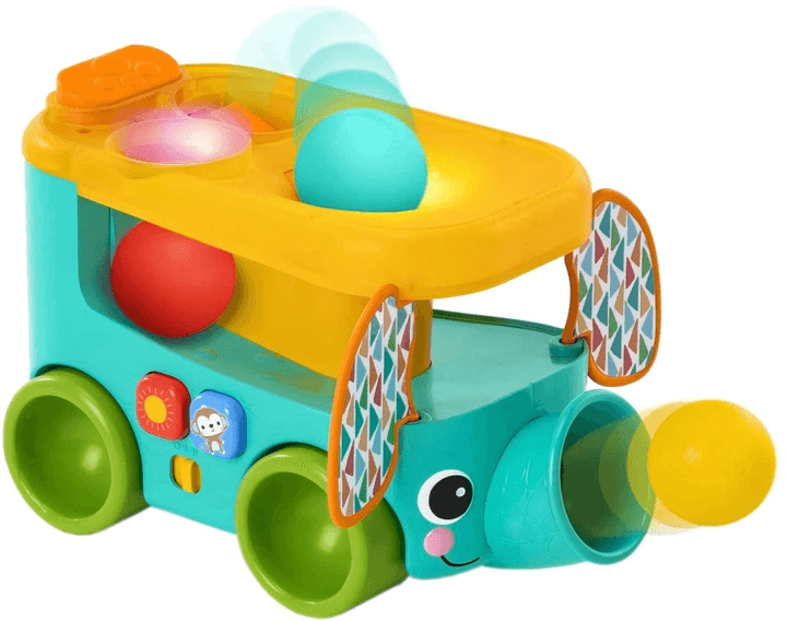 Іграшка музична Bright Starts Pop & Roll Safari Bus 16827
