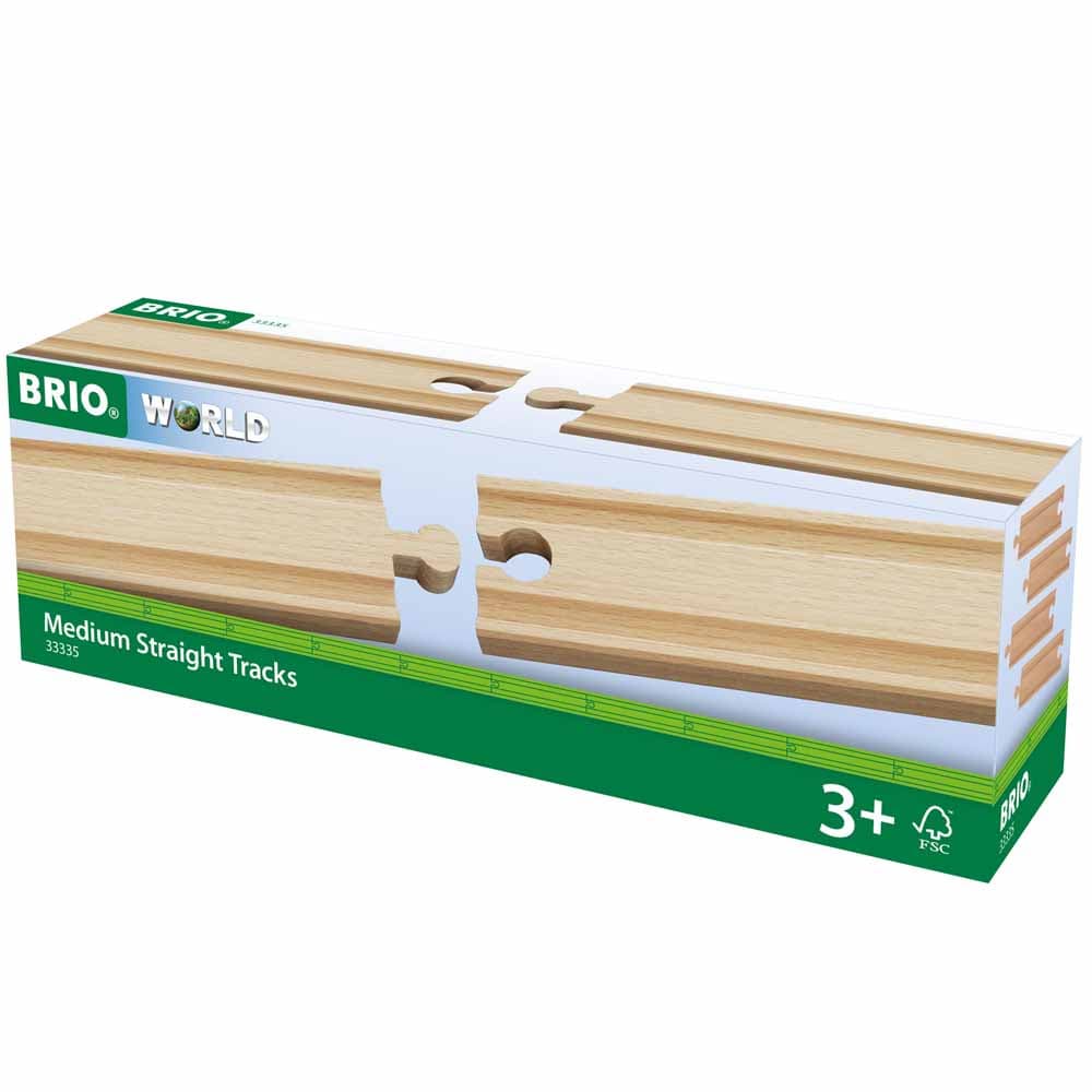 Колії прямі 144 мм для залізниці BRIO 33335
