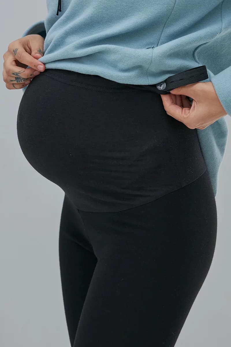 Лосини XS-XXL Юла мама ZOE SP-43.011 -чорний фото 3