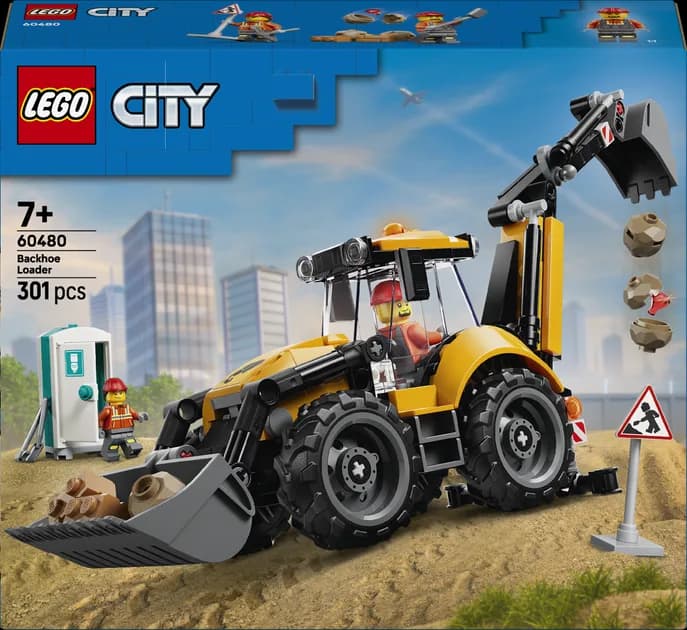 Конструктор Lego City Екскаватор-навантажувач 301дет 60480 фото 3