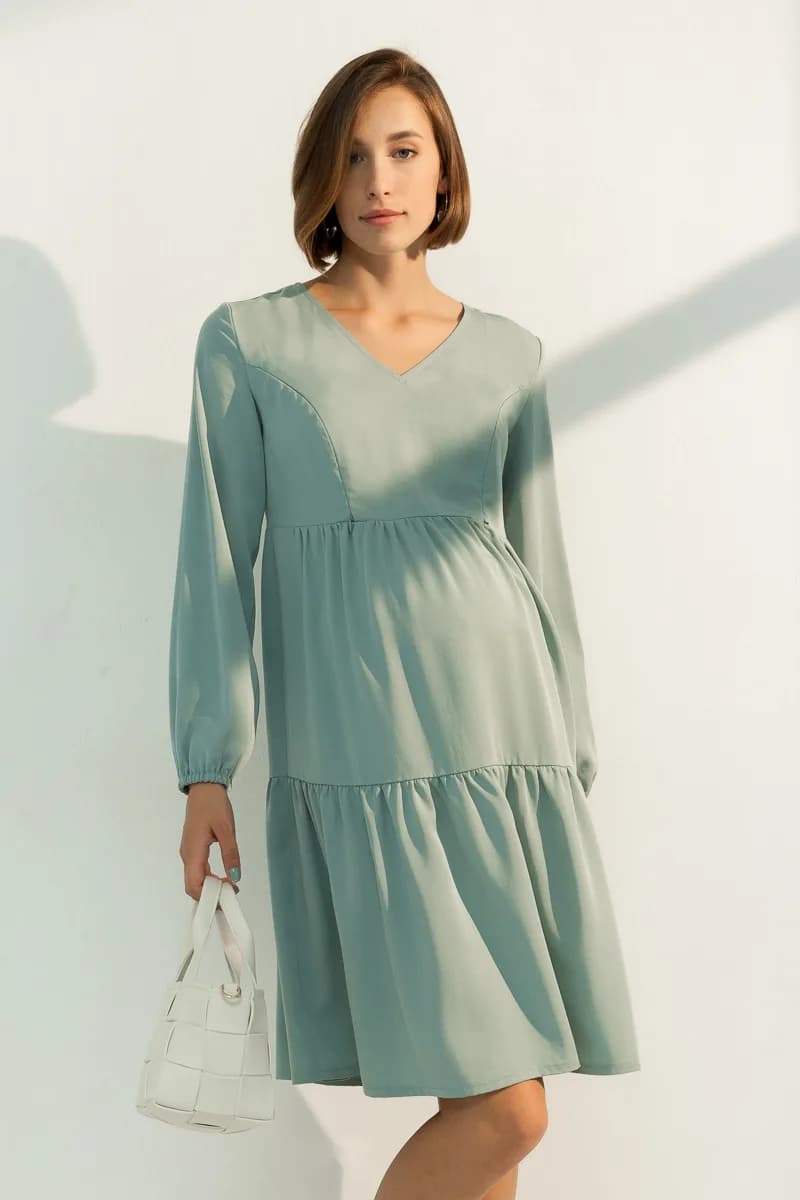 Сукня для вагітних і годування S-XL Юла мама Tiffany DR-31.061 фото 2