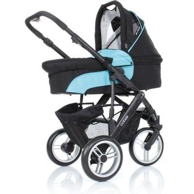 Коляска універсальна 2в1 ABC Design Cobra Turquoise-black 3882/212