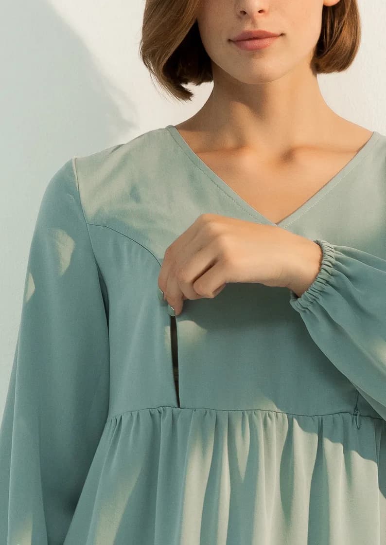 Сукня для вагітних і годування S-XL Юла мама Tiffany DR-31.061 фото 3