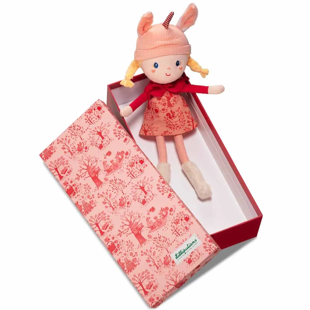 М'яка лялька в подарунковій коробці Lilliputiens Ліна 83382 фото 3