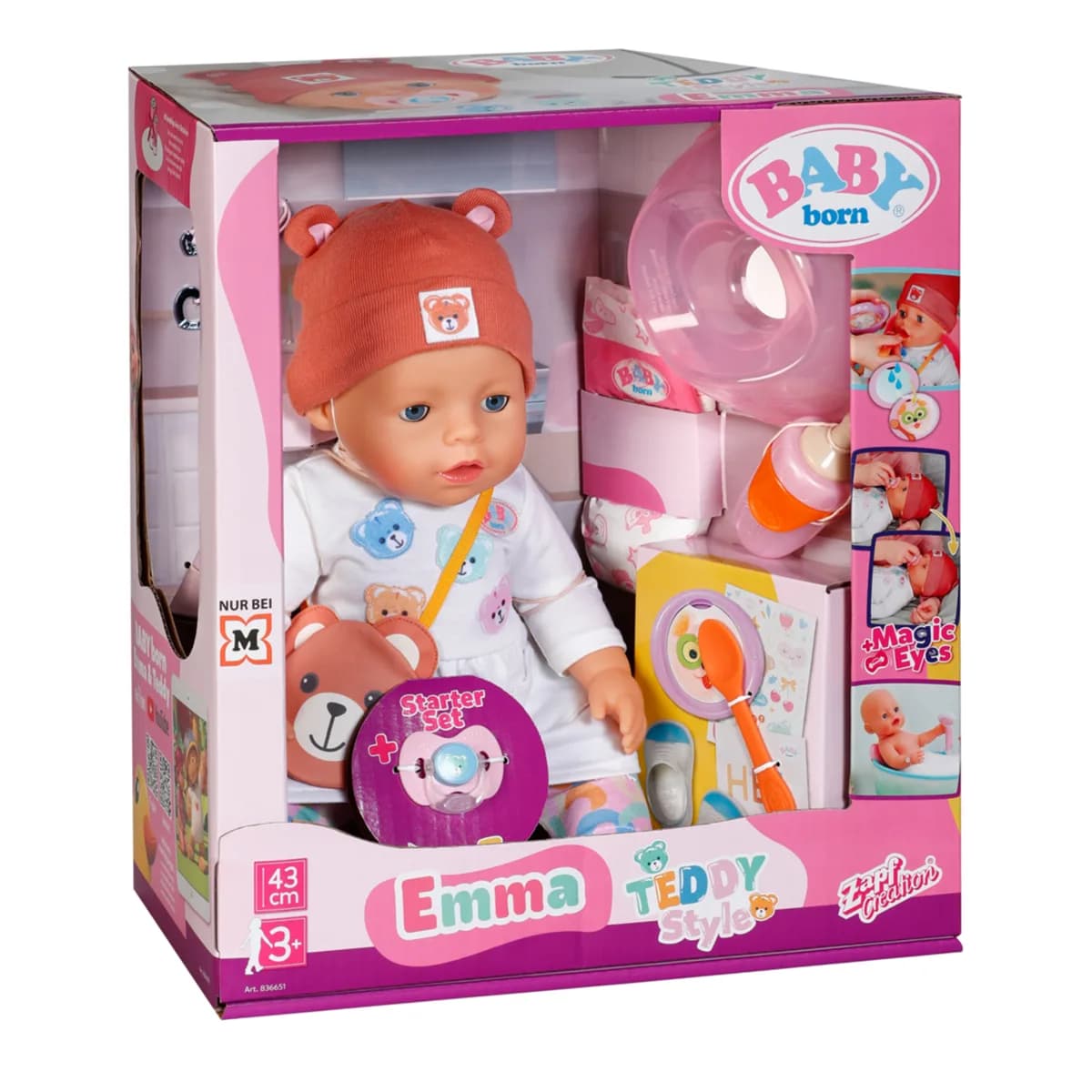 Лялька ZAPF Baby Born Емма-Тедді 43см 836651 фото 8