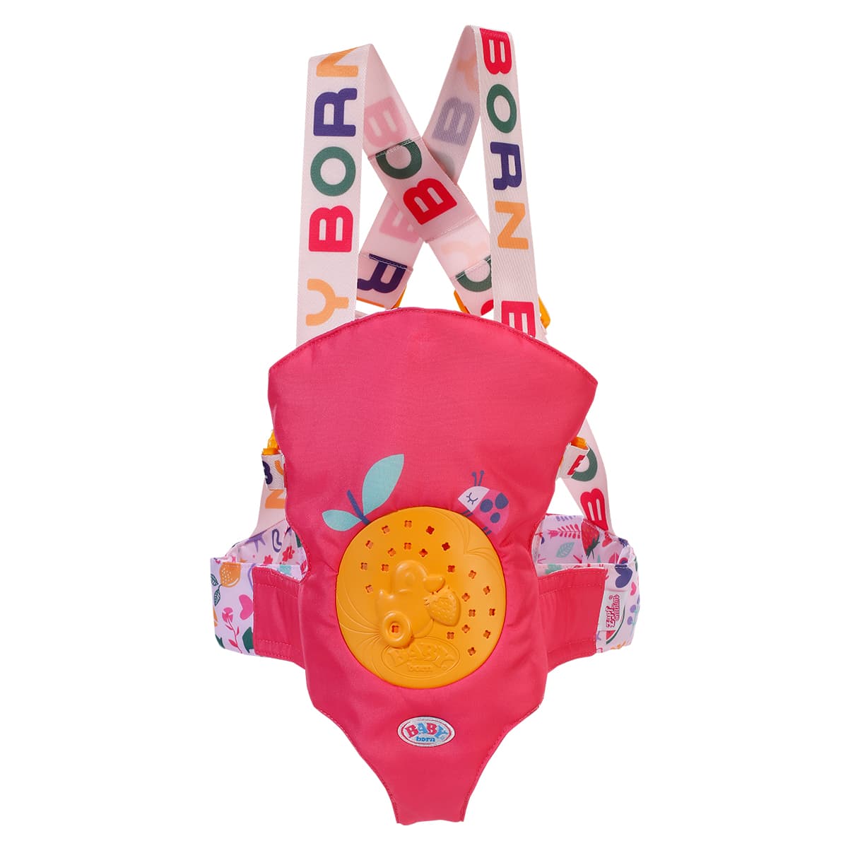 Рюкзак-кенгуру для ляльки ZAPF Baby Born Pinplay Яскрава прогулянка 837603