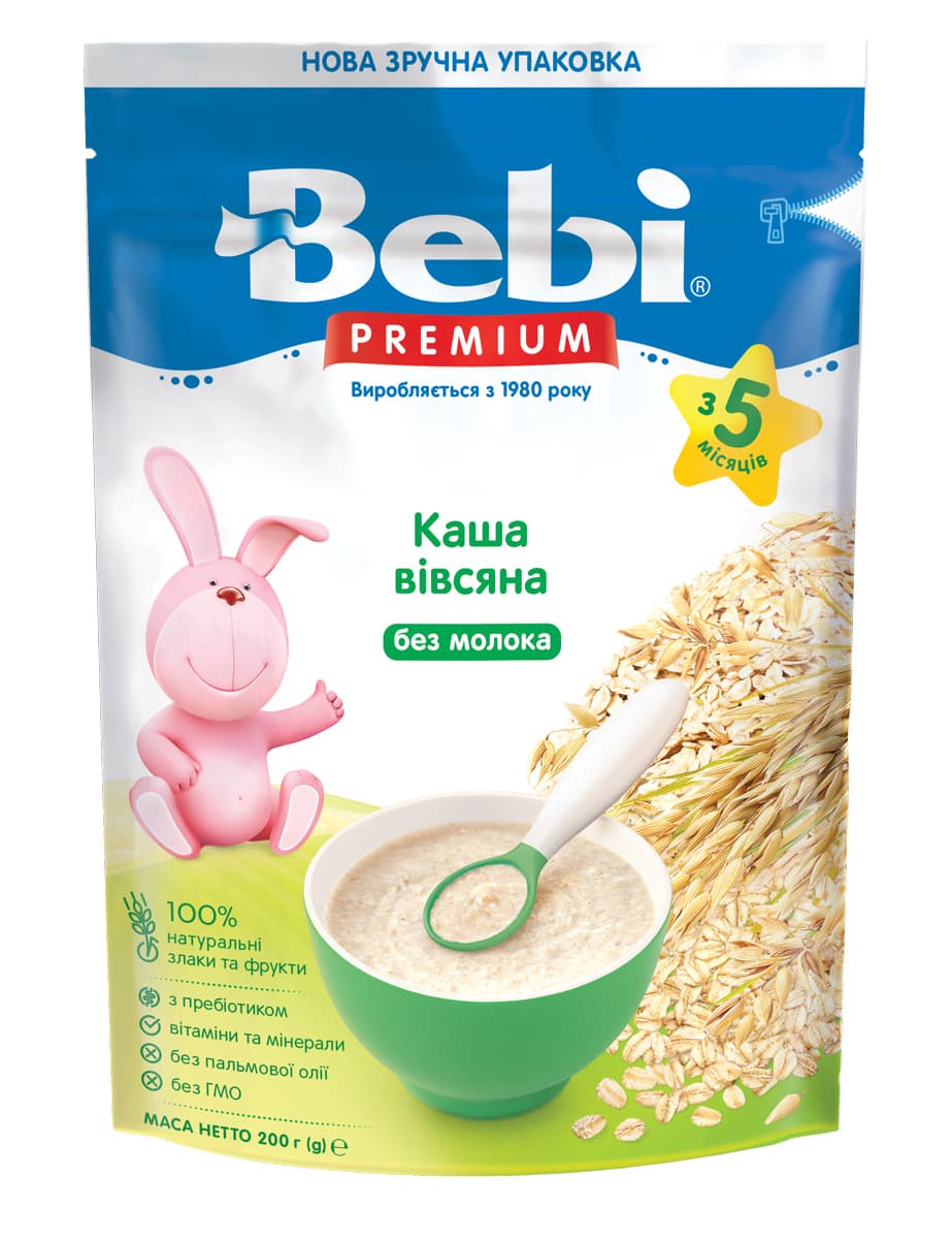Каша Bebi Преміум вівсяна 200г 1105038