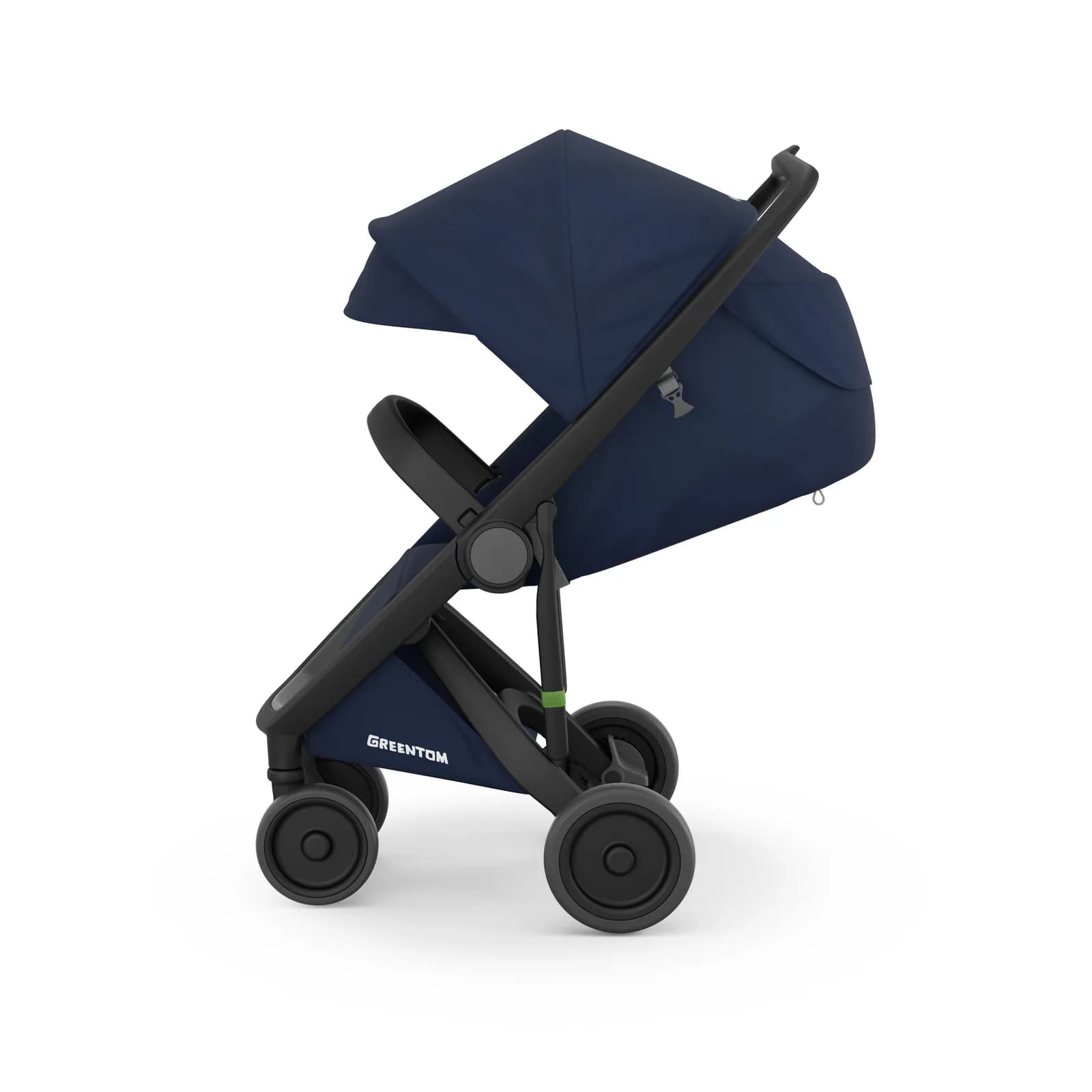 Коляска прогулянкова Greentom Classic GCBВ-2 Blue-Black фото 2