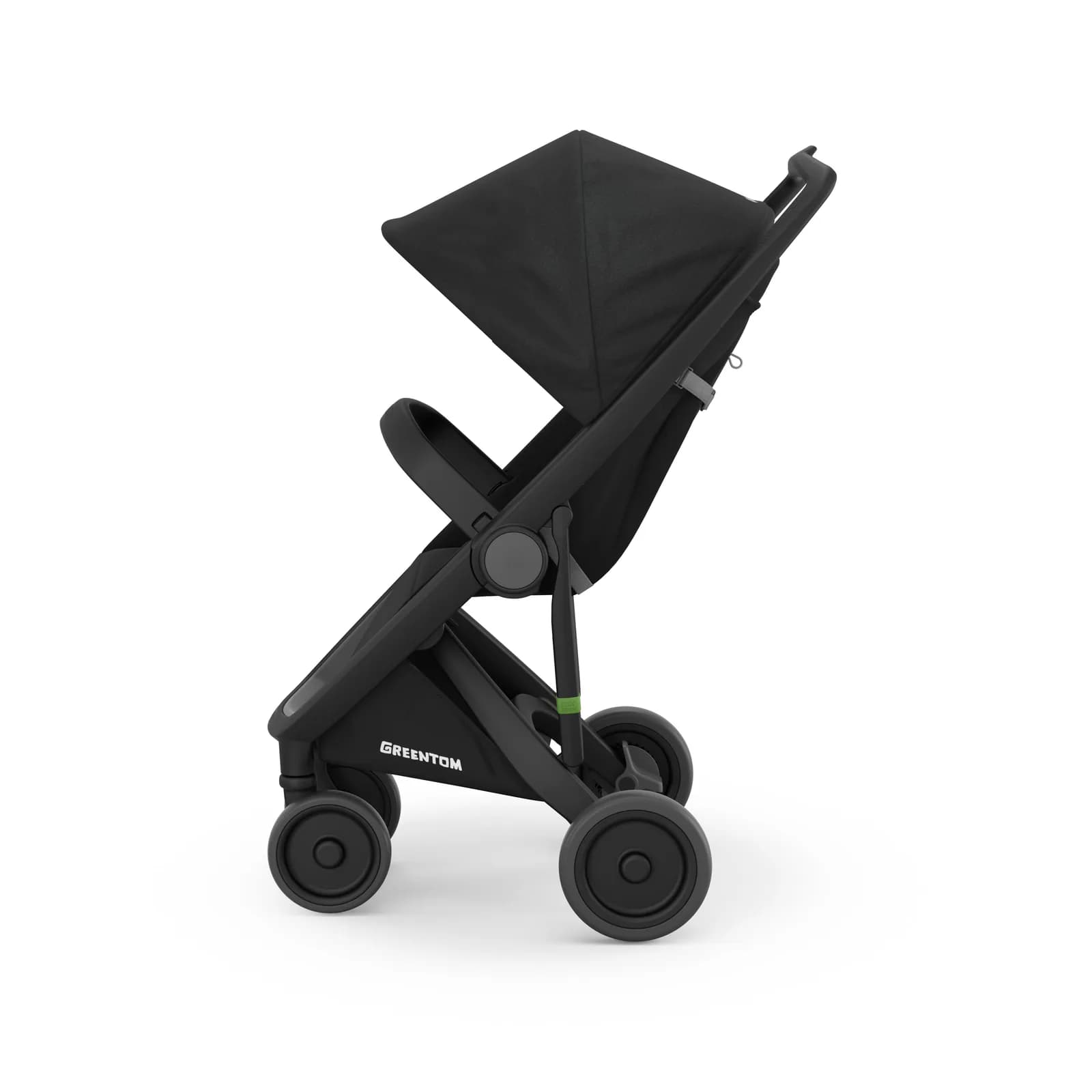 Коляска прогулянкова Greentom Classic GCBВ-3 Black-Black фото 2