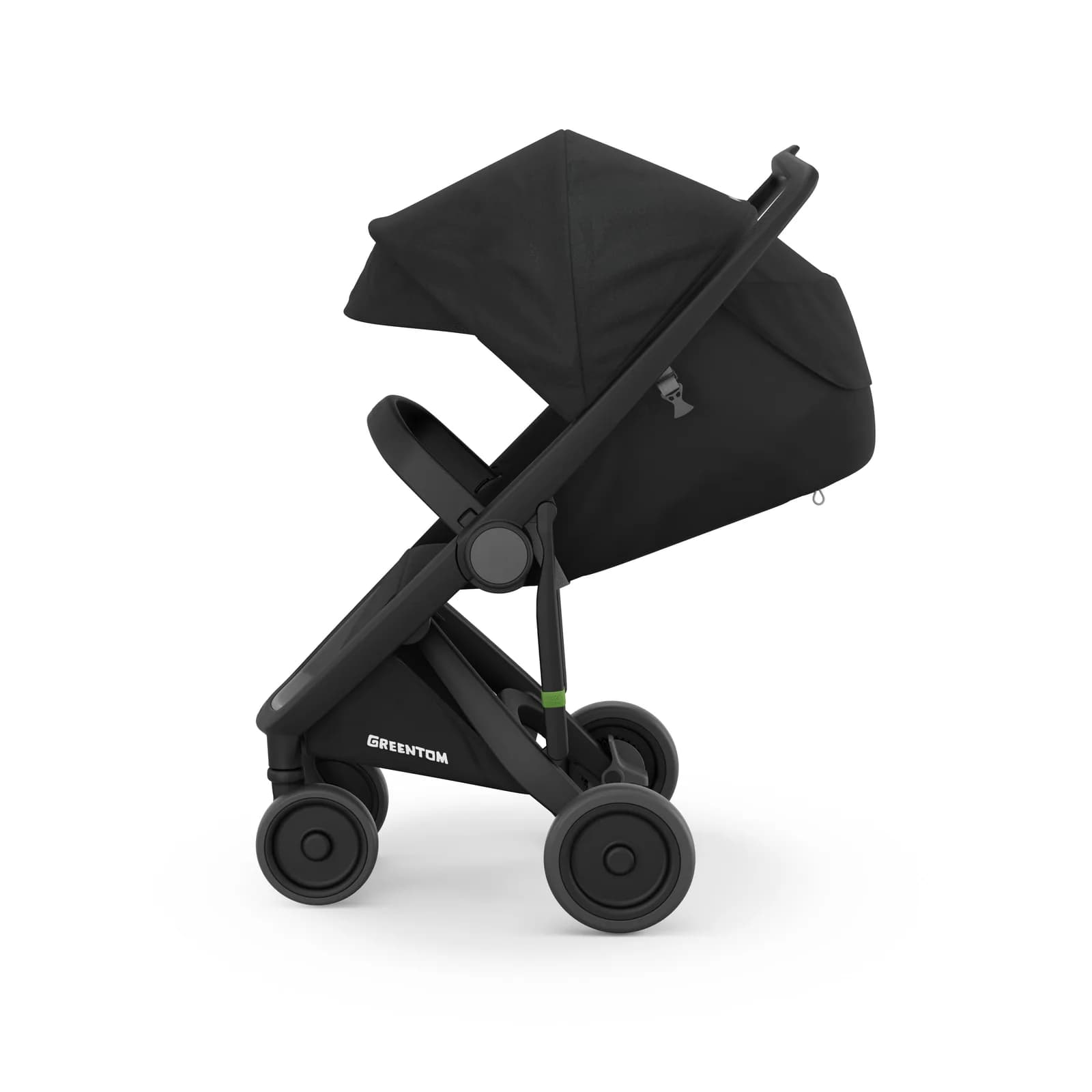 Коляска прогулянкова Greentom Classic GCBВ-3 Black-Black фото 3