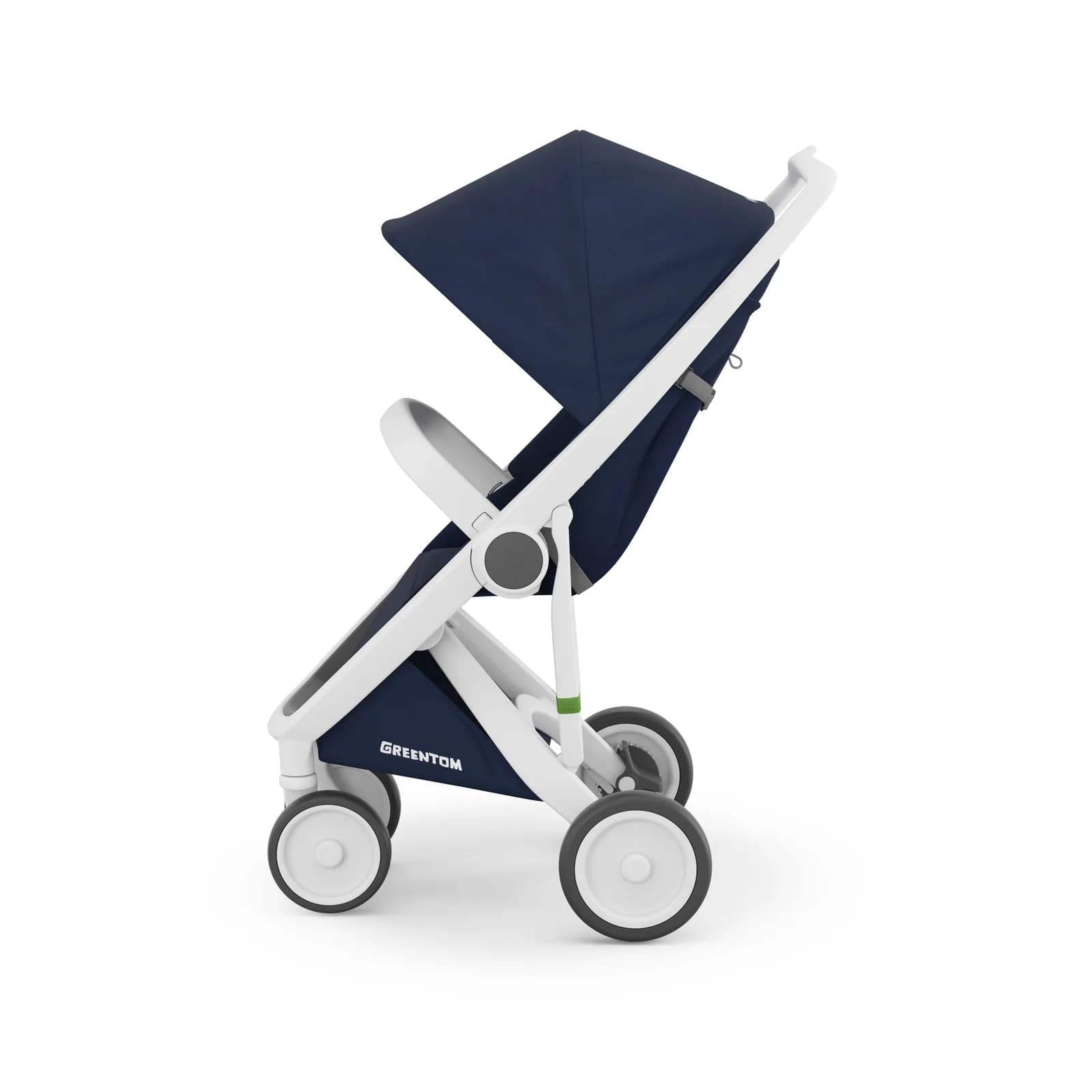 Коляска прогулянкова Greentom Classic GCBW-2 Blue-White фото 3