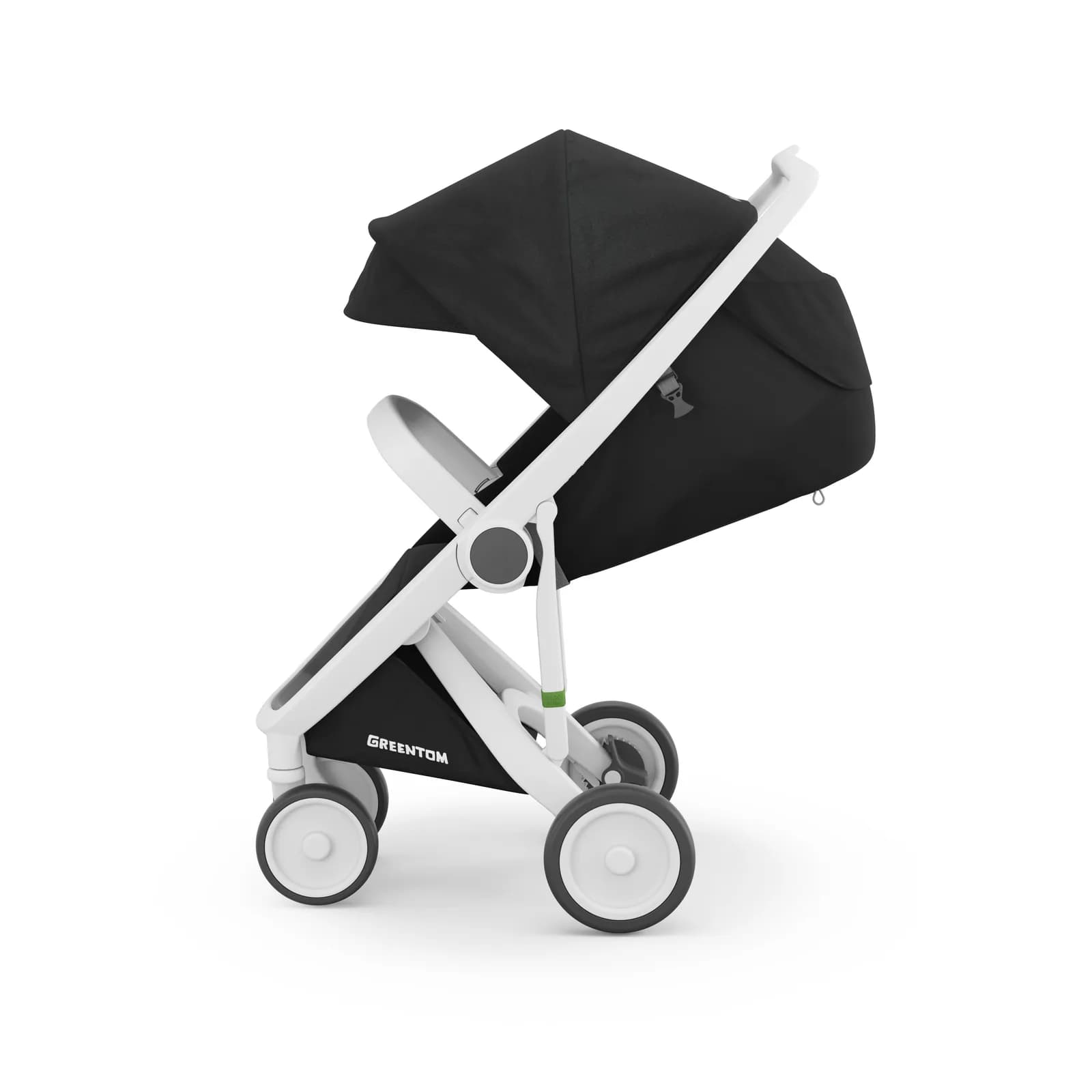 Коляска прогулянкова Greentom Classic GCBW-3 Black-White фото 2