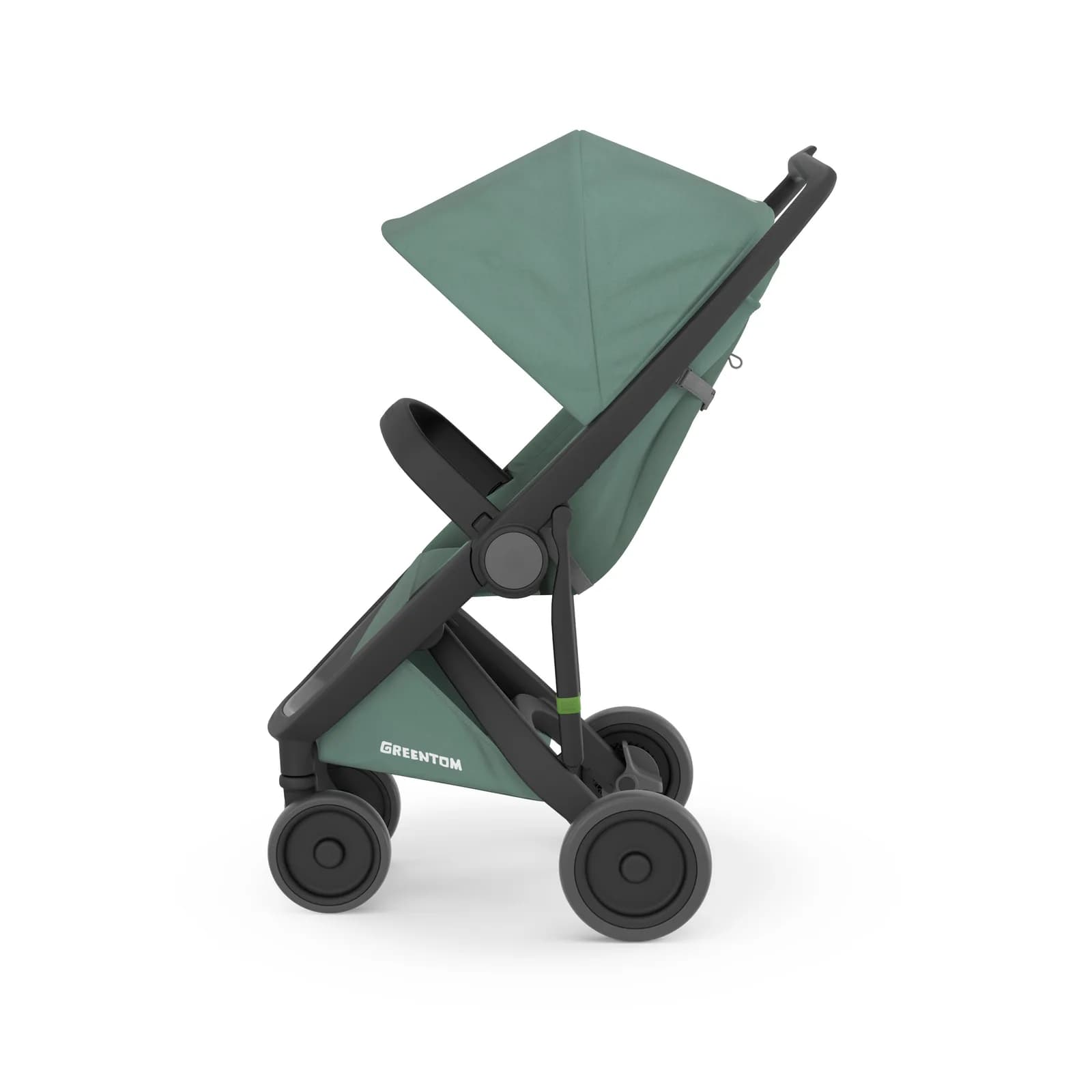 Коляска прогулянкова Greentom Classic GCSB-1 Sage-Black фото 3
