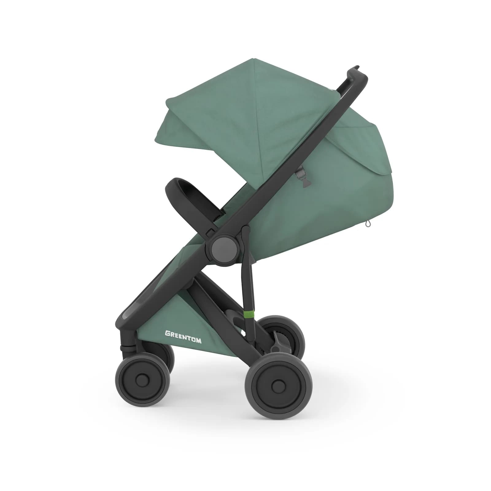 Коляска прогулянкова Greentom Classic GCSB-1 Sage-Black фото 2
