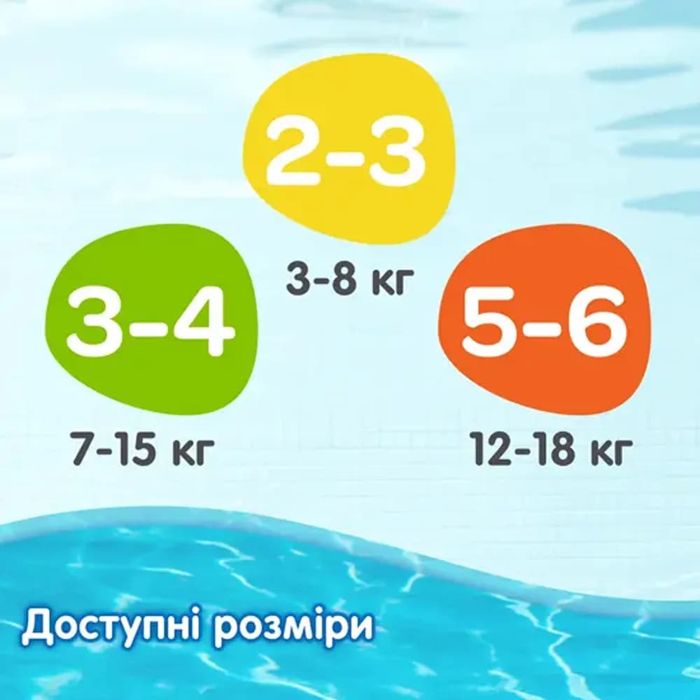 Підгузники-трусики Huggies Little Swimmers Naz 3-4 12шт 183399 фото 7