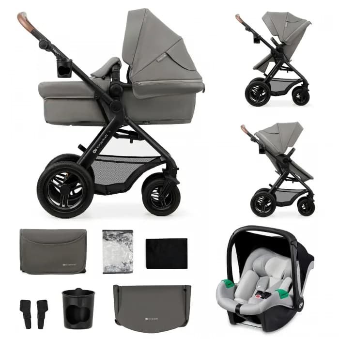 Коляска універсальна 3в1 Kinderkraft Moov 2 Air KSMOOV02LGR3000 Light Gray фото 2