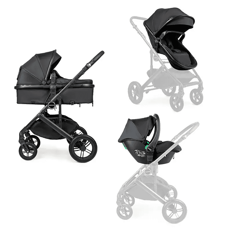 Коляска-трансформер 3в1 Ninos Ave NAV3V12026BL Black