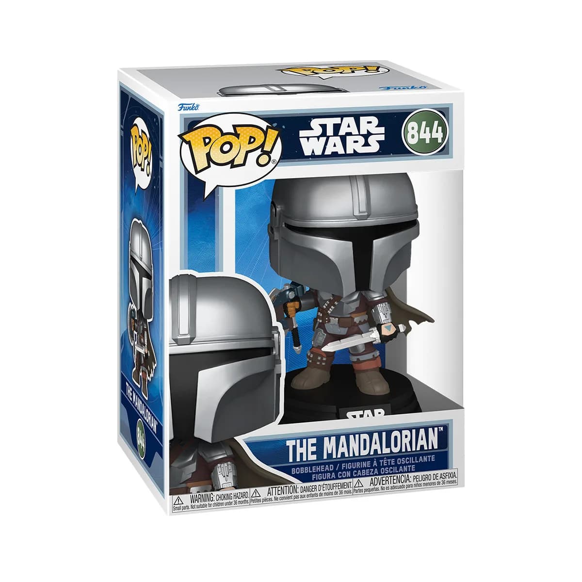 Ігрова фігурка FUNKO POP! cерії Мандалорець - Мандалорець зі зброєю 90824 фото 2
