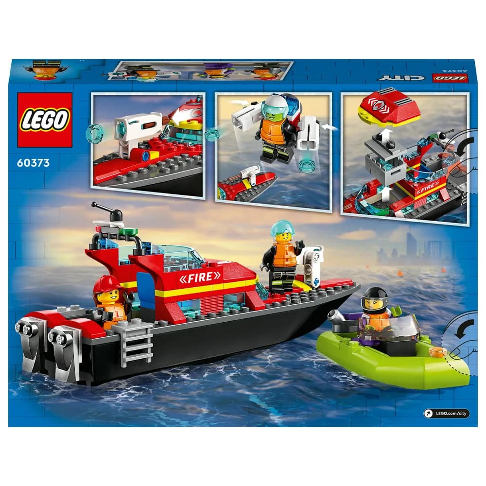 Конструктор LEGO City Човен пожежної бригади 144дет 60373 фото 9