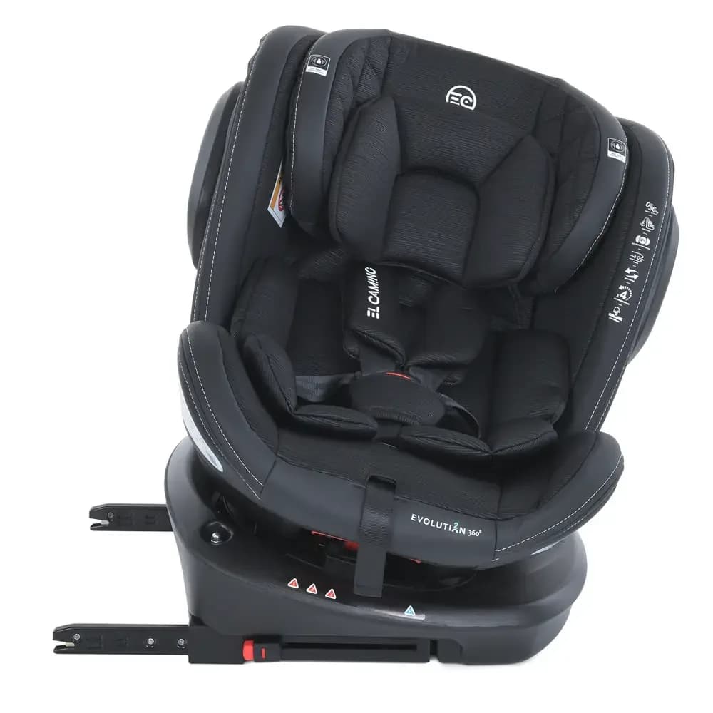 Автокрісло El Camino Evolution2 360 ME 1045 Black Luxe фото 4