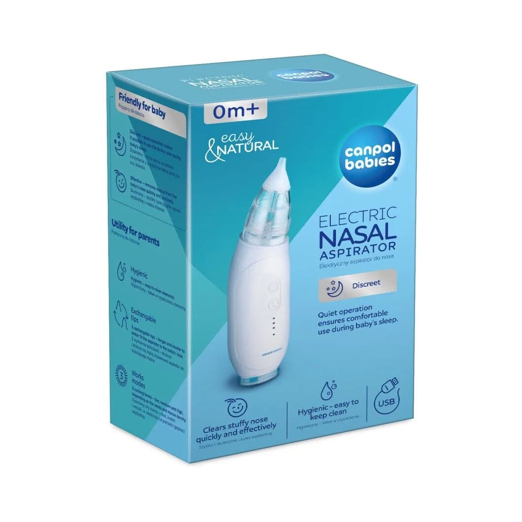 Аспіратор для носа електричний Canpol Easy Natural 9/319 фото 2