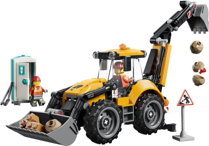 Конструктор Lego City Екскаватор-навантажувач 301дет 60480