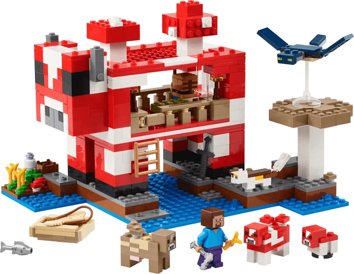 Конструктор Lego Minecraft Грибний будинок 500дет 21270