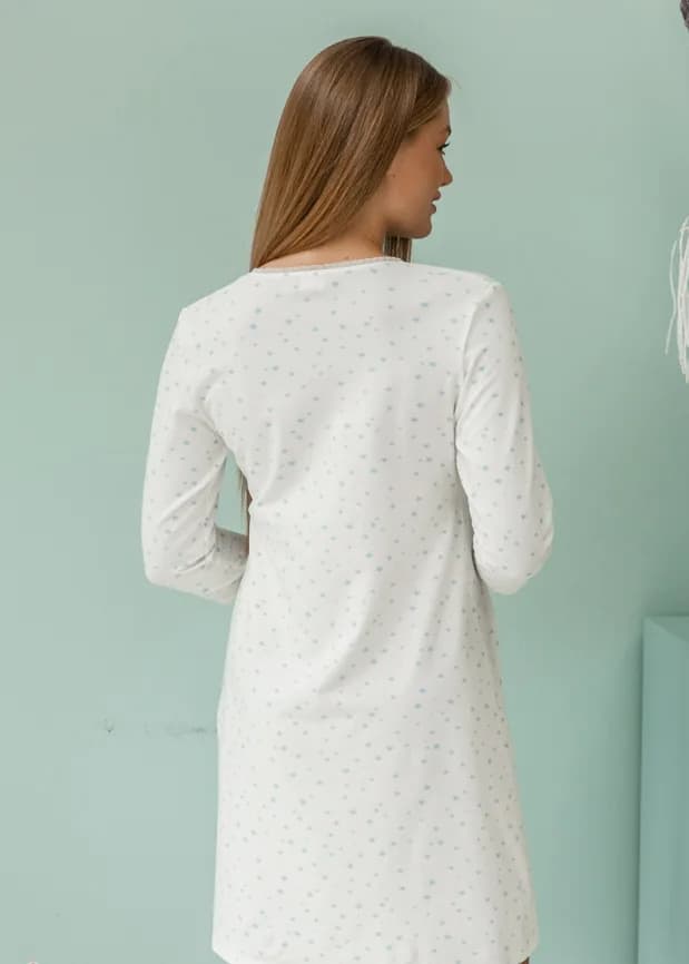 Нiчна сорочка для вагітних та годування S-XXL Юла мама ALISA NW-1.5.5 фото 2