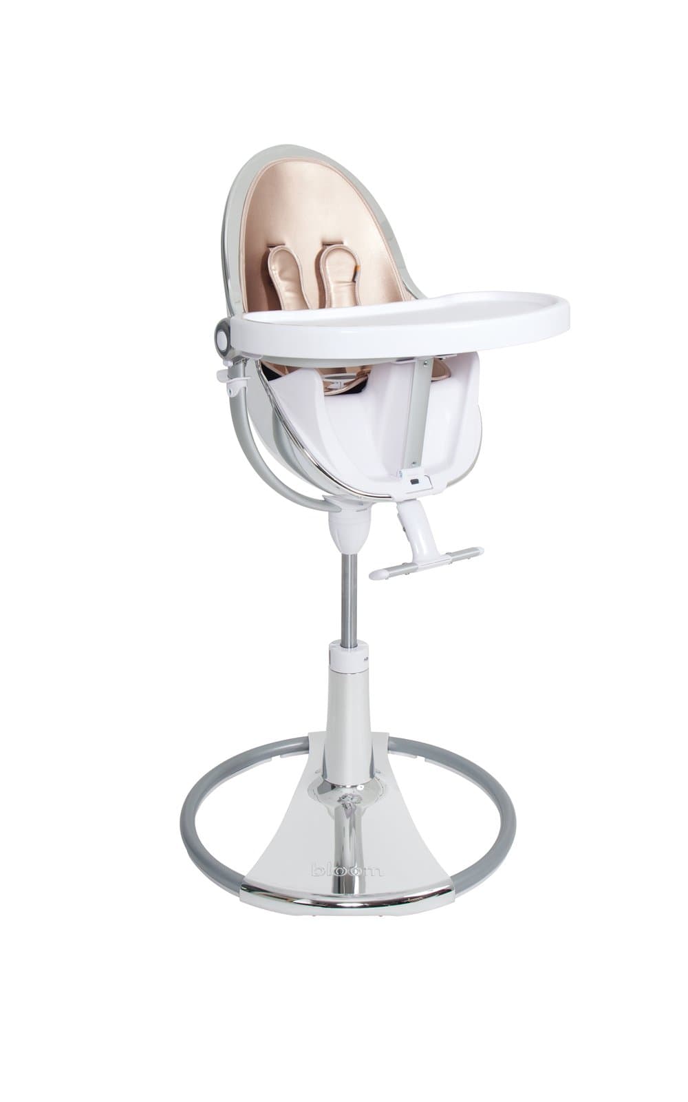 Стільчик для годування Bloom Fresco Silver+rose gold E10535-S\E10516-RGL