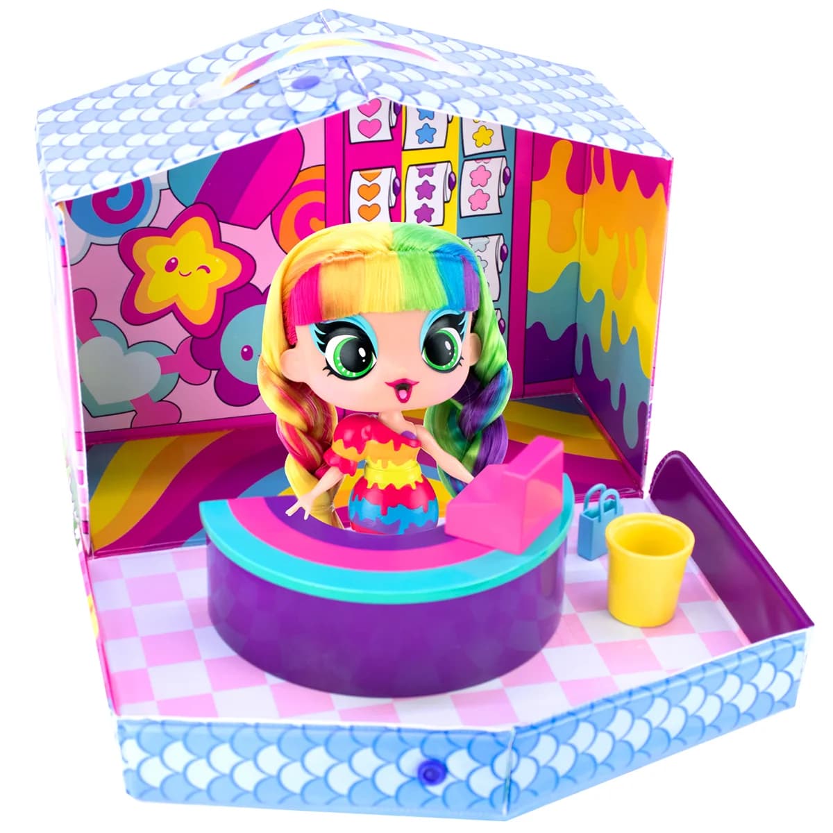 Лялька Decora Girlz Дизайнерський магазин наліпок D1009 фото 4 Лялька Decora Girlz Дизайнерський магазин наліпок D1009 фото 4