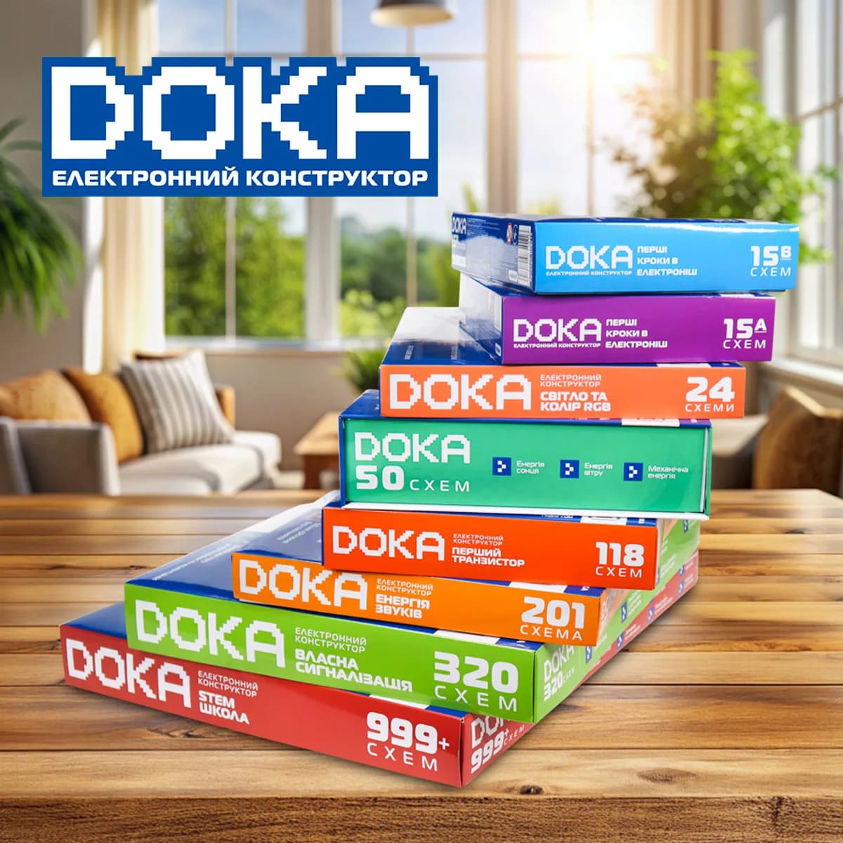 Конструктор електронний DOKA 999 схем D70708 фото 8