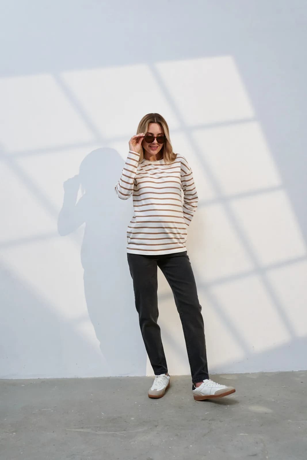Джинси для вагітних S-XL Юла мама IVONNE Essential Fit DM-34.012 -чорний фото 3