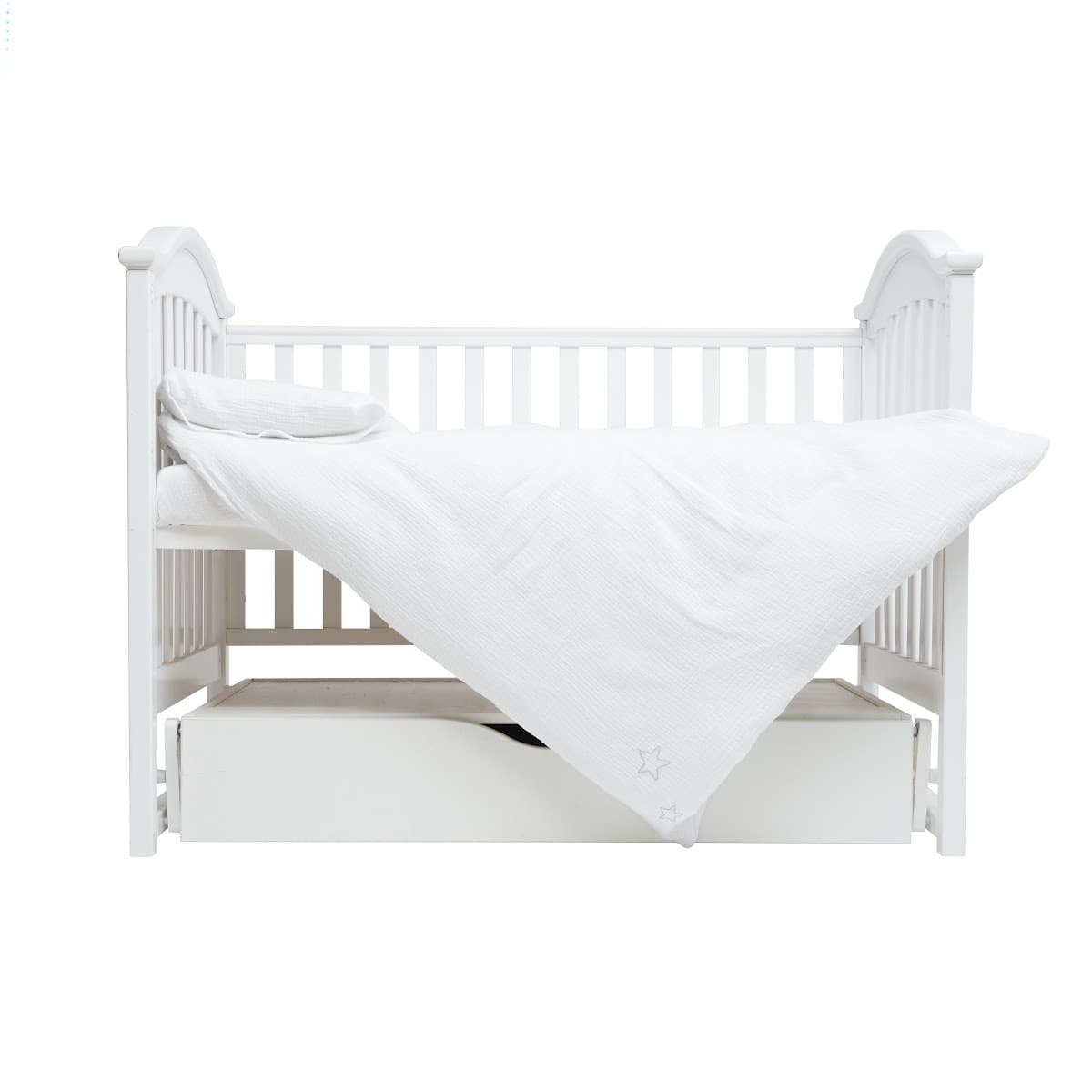 Змінний комплект Twins Muslin 3од 3031-TM-01 white