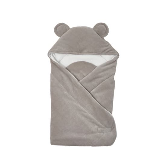 Конверт-плед Twins велюр Вушка 80х80 9014-TВ-10 grey