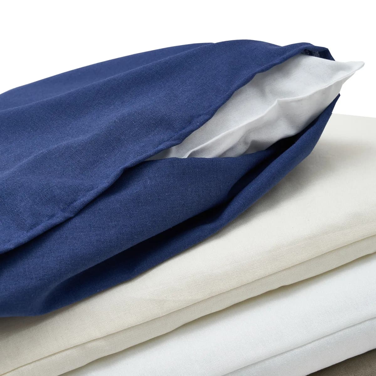 Наволочка Twins Linen 40х60см 1313-НTL-09 dark blue фото 2 Наволочка Twins Linen 40х60см 1313-НTL-09 dark blue фото 2